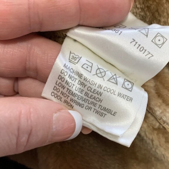 Women's Tan Faux Fur Suede Lined Jacket - Picture 7 of 9